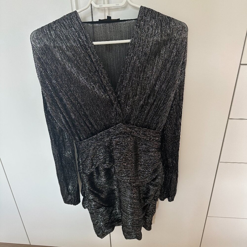 Maje Silver formal dress